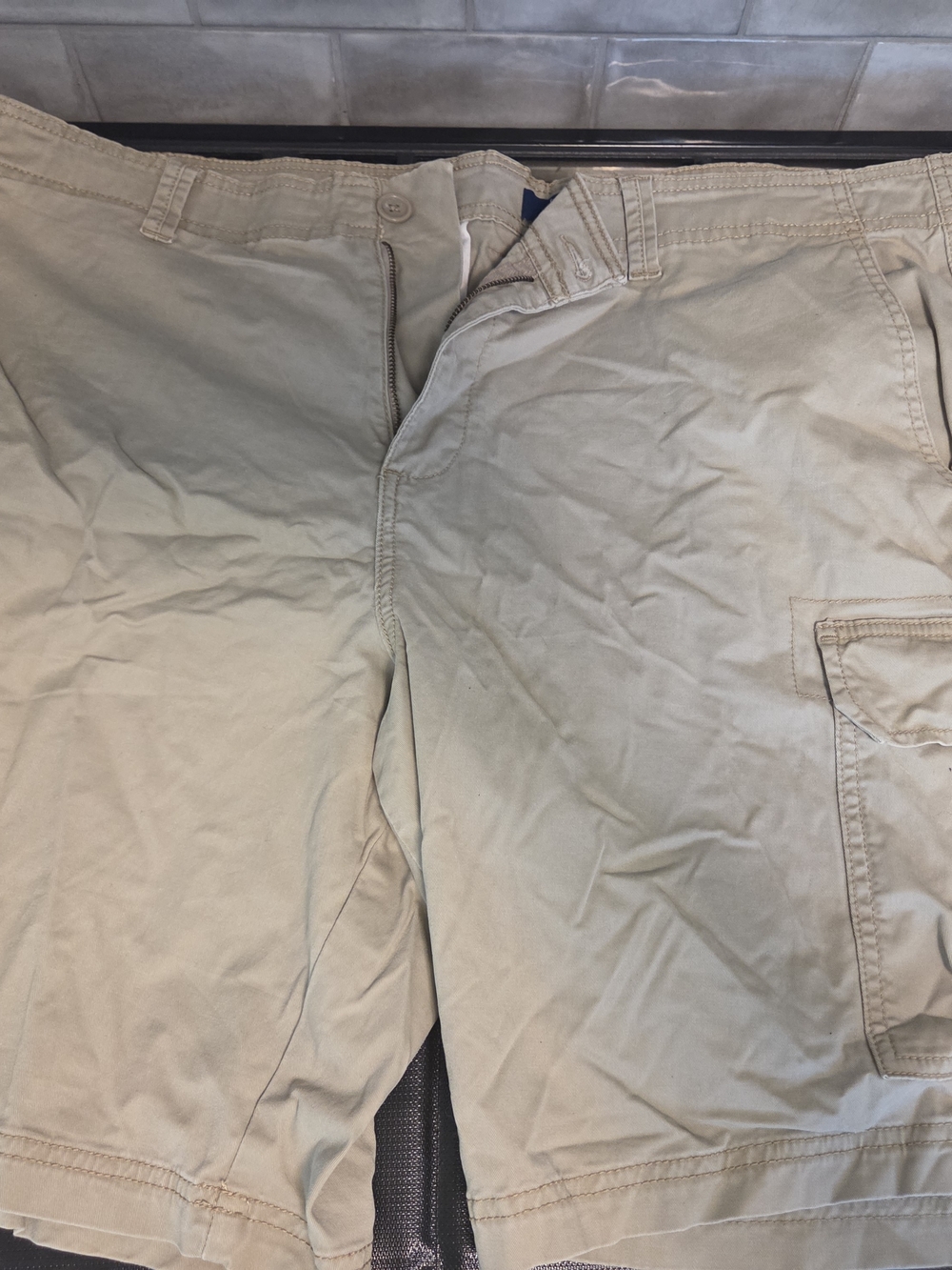 George Men's Beige Cargo Shorts
